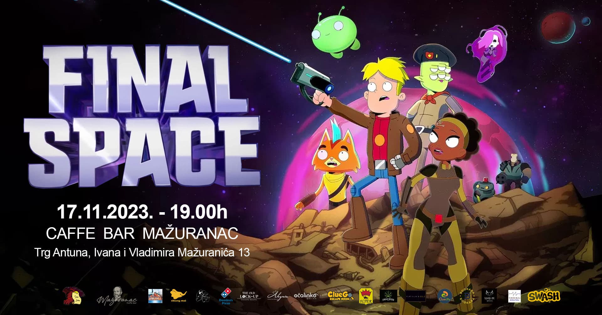Final space pub kviz