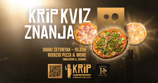 KRiP kviz općeg znanja @Rodizio Pizza&More (Dubrava) - svaki četvrtak