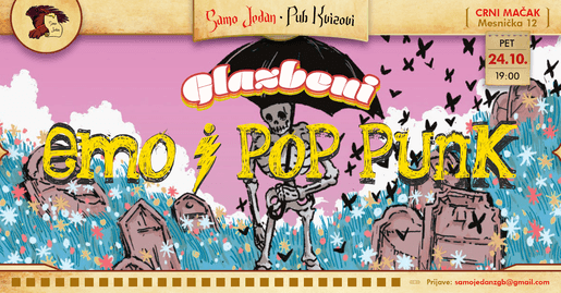 Glazbeni-Emo/pop punk pub kviz