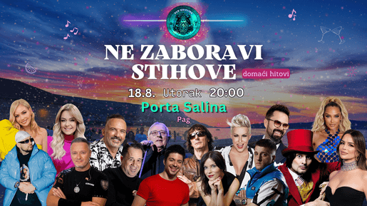 „Ne zaboravi stihove” kviz u Porti Salini (Pag) 🎙️💃🏼🕺🏻