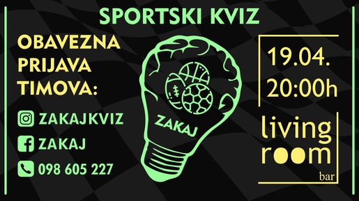 [2. SPORTSKI ZAKAJ KVIZ] [GRADSKA KAVANA]