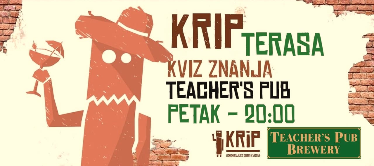 FINALE LIGE: KRiP kviz općeg znanja @Teacher's - svaki petak