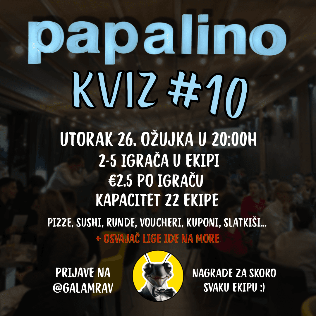 PAPALINO KVIZ #10