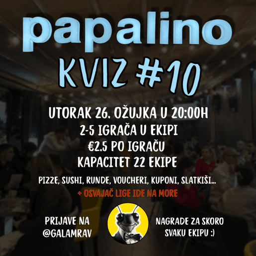 PAPALINO KVIZ #10
