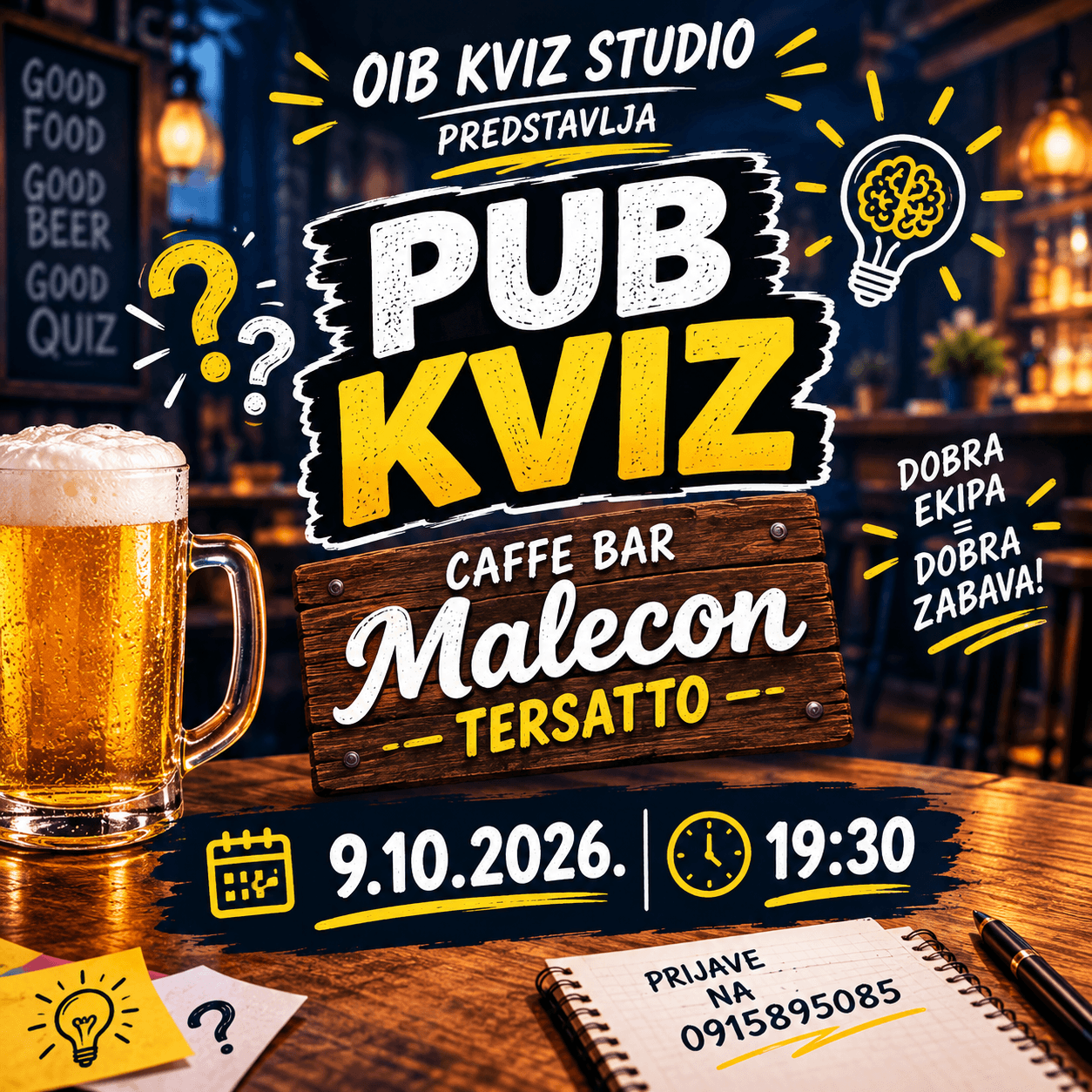 Malecon Tersatto Quiz challenge