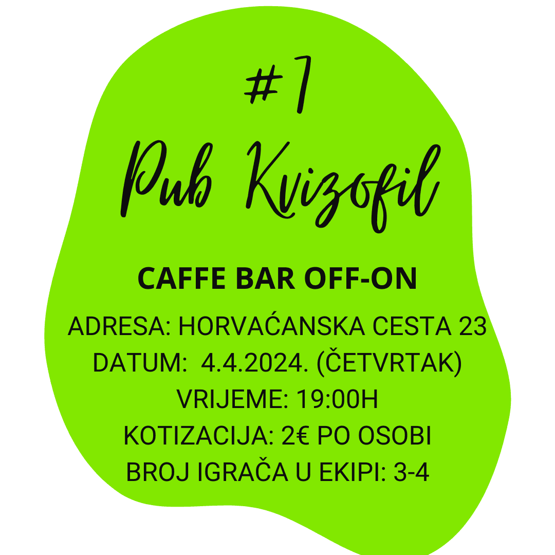 PubKvizofil #7 - caffe bar Off-On