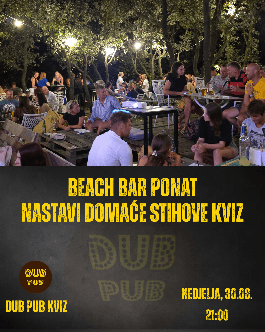 PONAT- NASTAVI STIHOVE DUB PUB  KVIZ