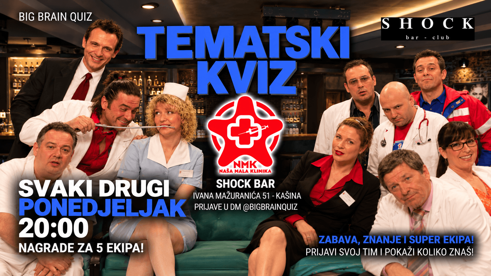 BBQ Naša Mala Klinika - Shock Bar Kašina