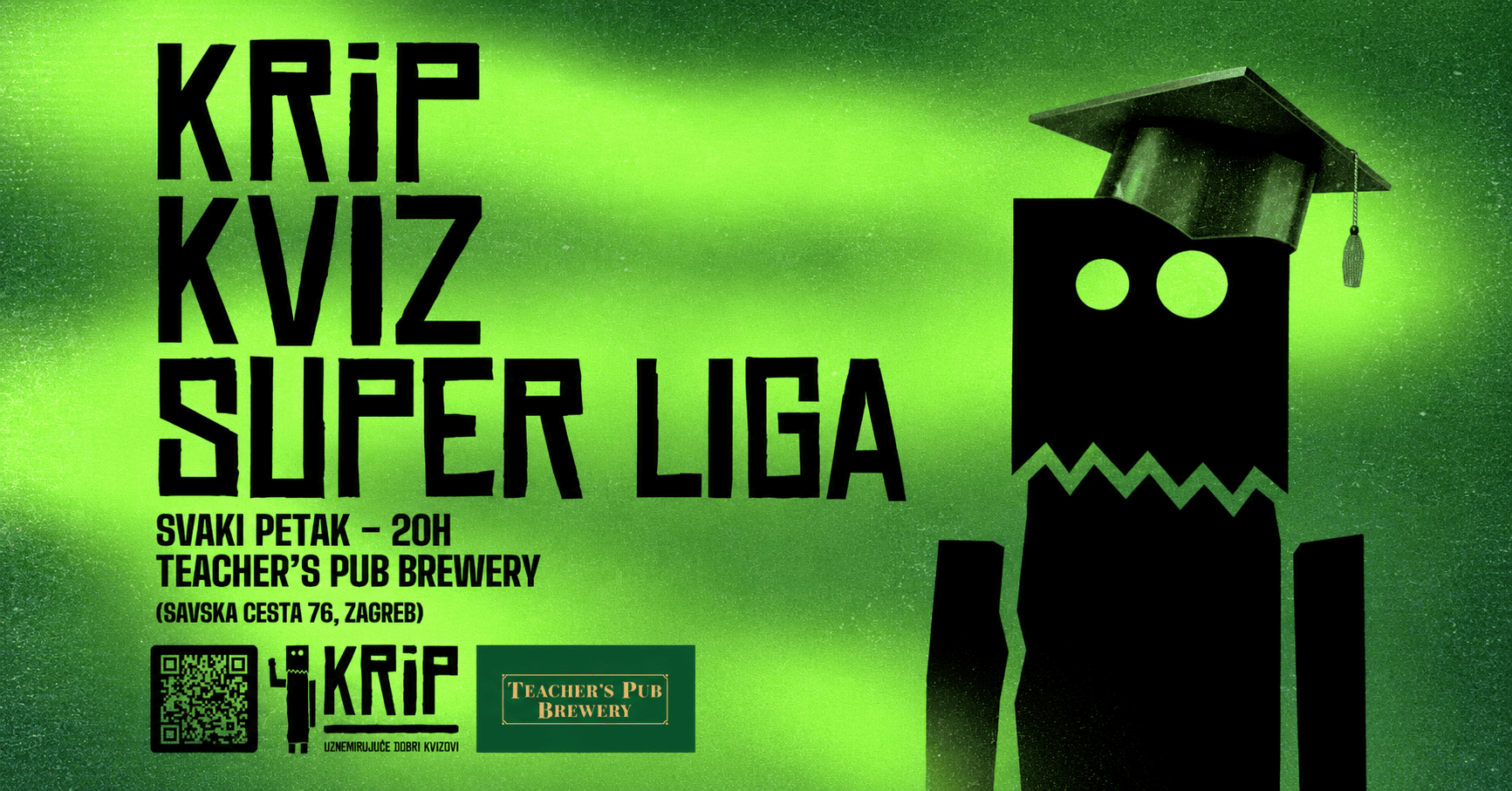 SUPERLIGA - KRiP kviz općeg znanja @Teacher's - svaki petak