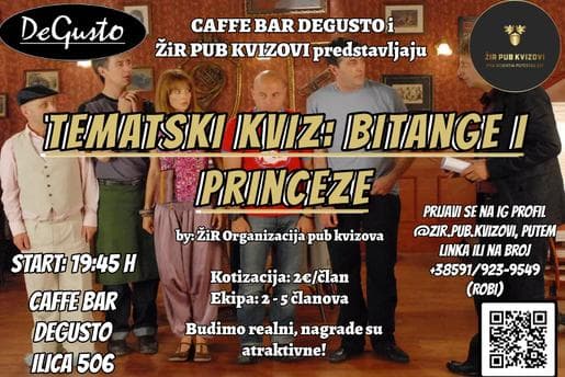 Bitange i princeze u DeGustu