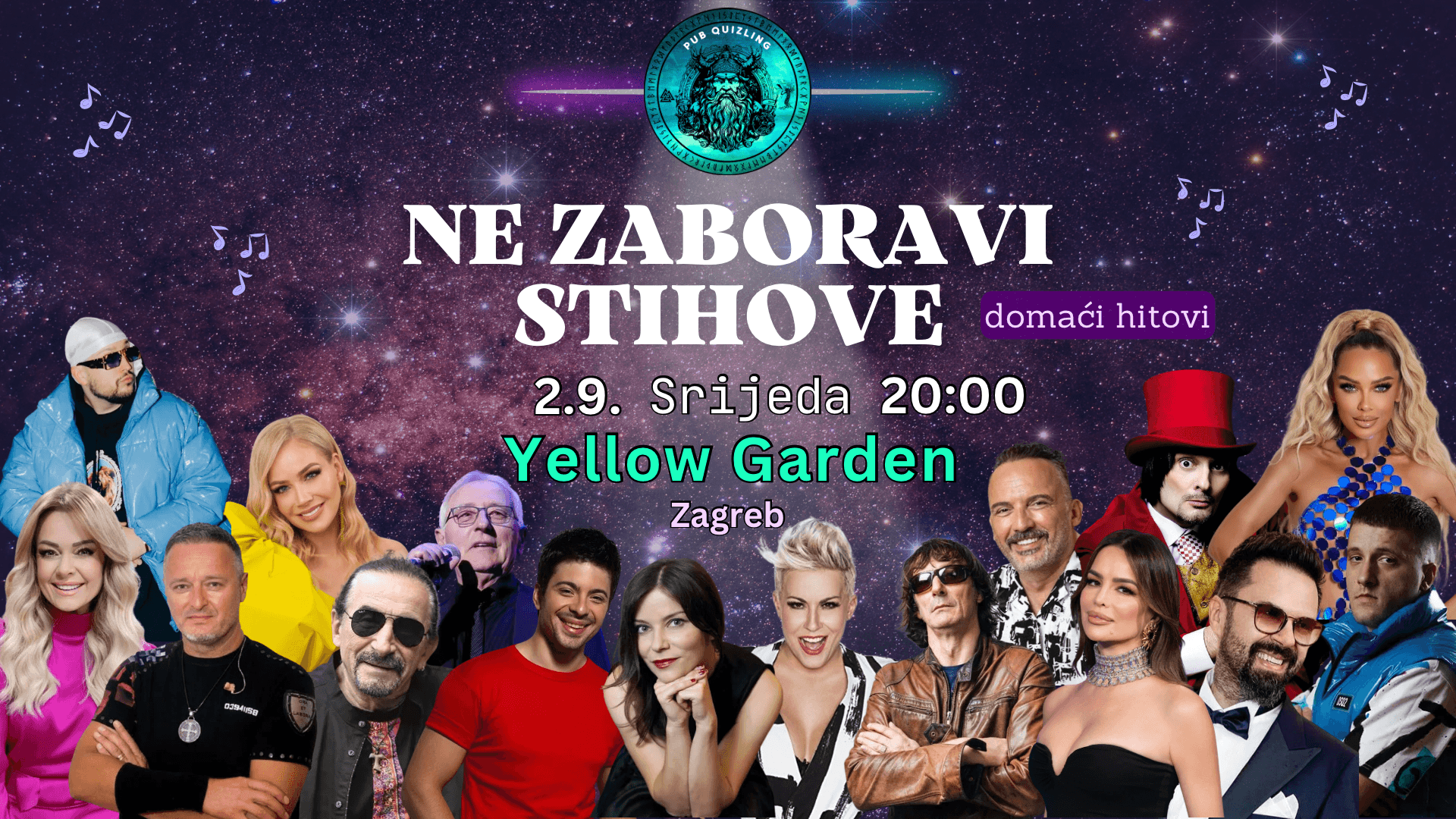 „Ne zaboravi stihove” kviz u Yellow Gardenu 🎙️💃🏼🕺🏻
