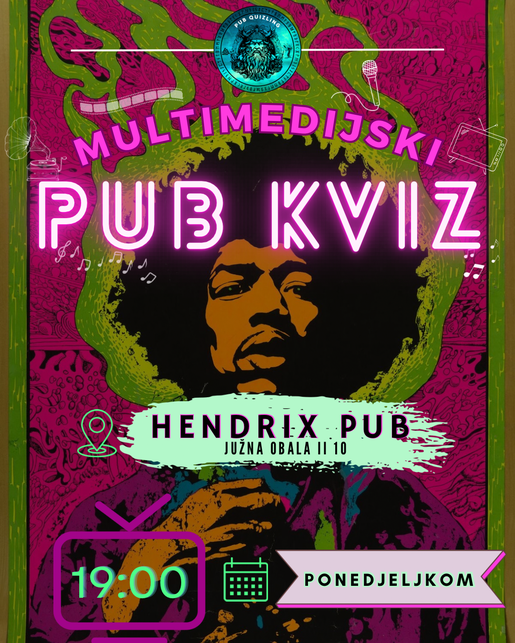 Interaktivni multimedijski kviz u Hendrixu 🎸 🎞️ 🎶