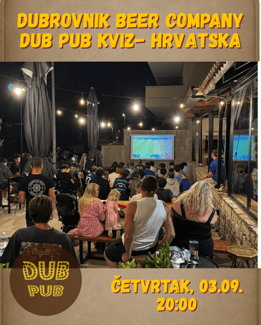 DUB PUB KVIZ- TEMA: HRVATSKA