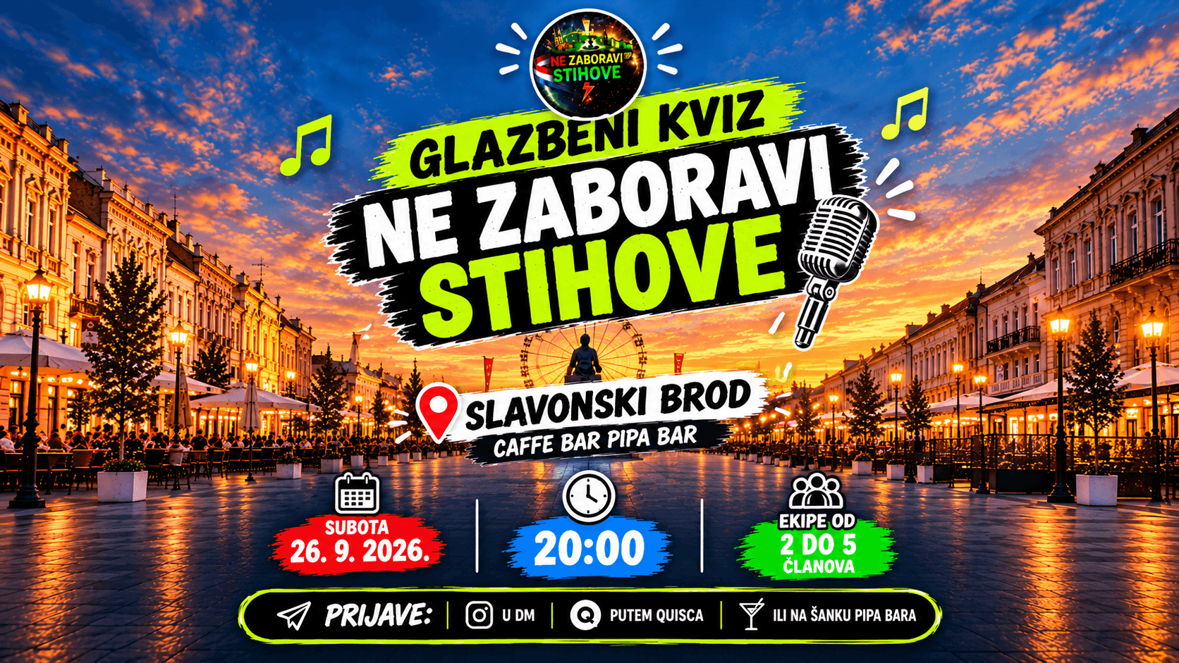 Ne zaboravi stihove- Slavonski brod
