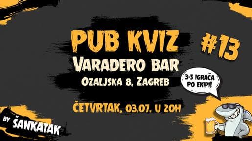 Šankatak Pub Quiz @ Varadero