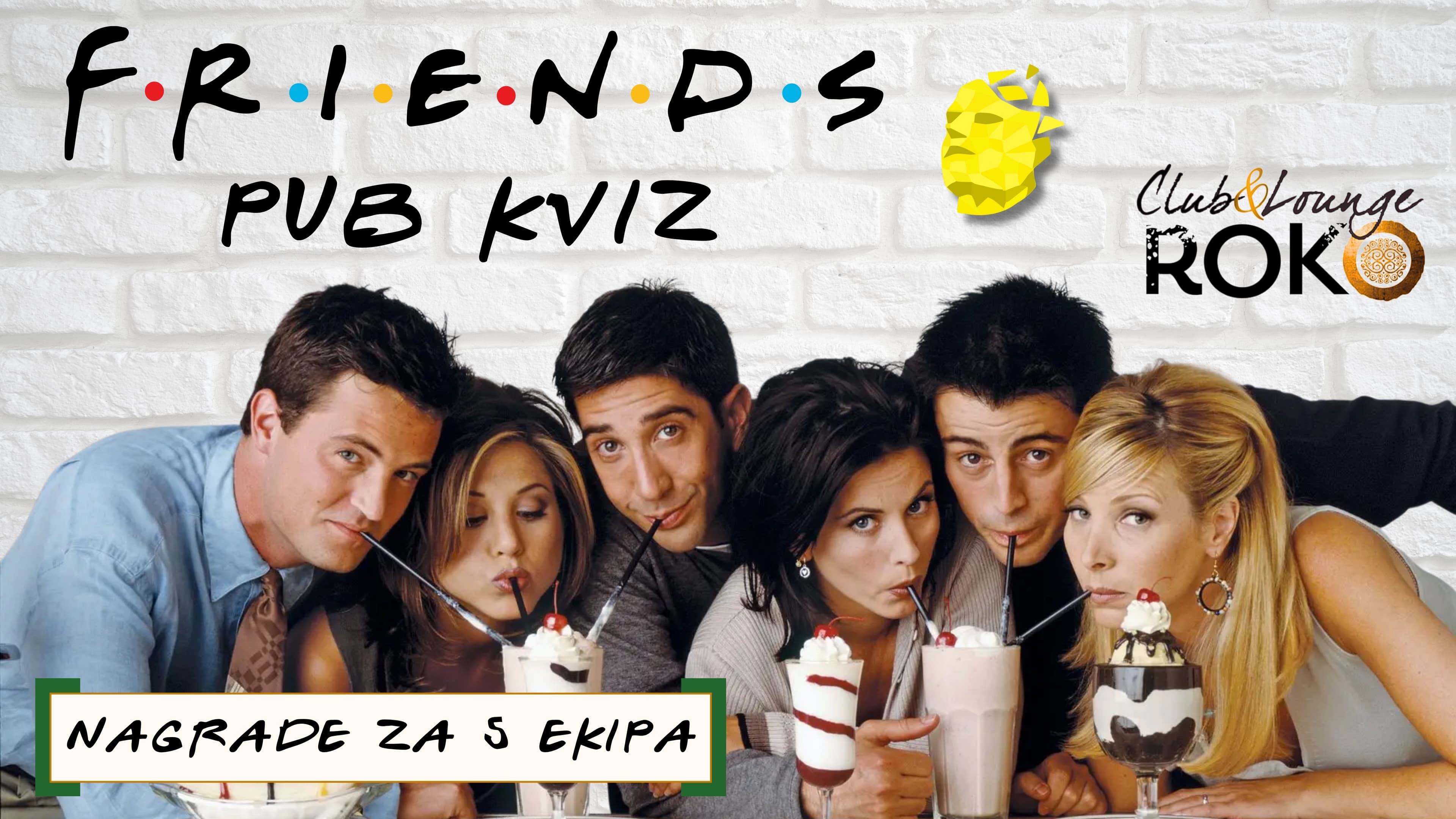 Prijave za FRIENDS PUB KVIZ , ČET 24.9. (20:00) - Klub Roko