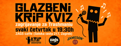 Glazbeni KRiP kviz @ZAGS - za studente!