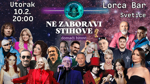 „Ne zaboravi stihove” kviz u Lorci (Svetice) 💃🏼🕺🏻🎙️🎶