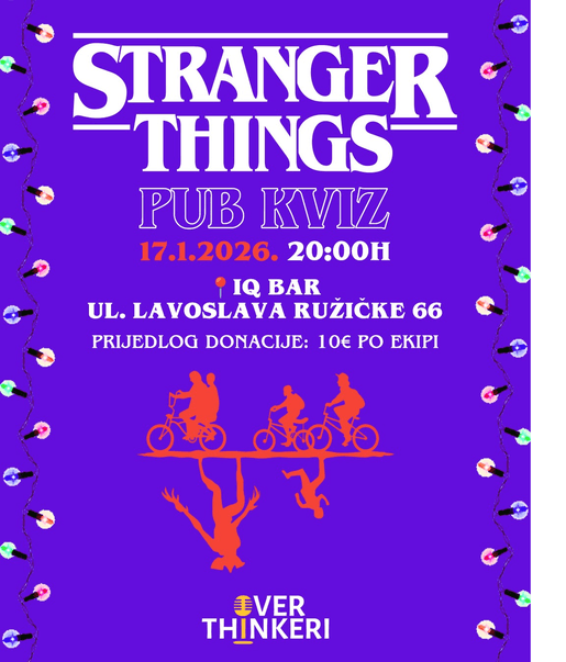 Overthinkeri Stranger Things pub kviz!