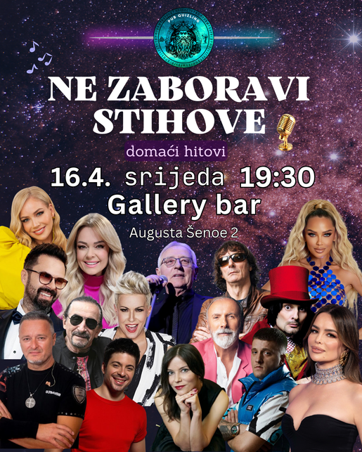 Ne zaboravi stihove kviz🎙️
