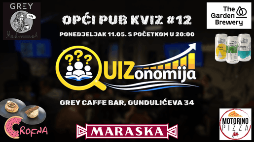 Opći pub kviz by Quizonomija #12