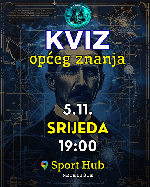 Opći kviz u Sport Hubu (Nedelišće) 🧠