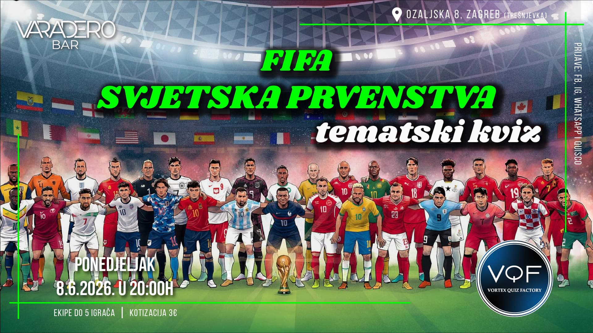 Svjetska prvenstva: tematski kviz