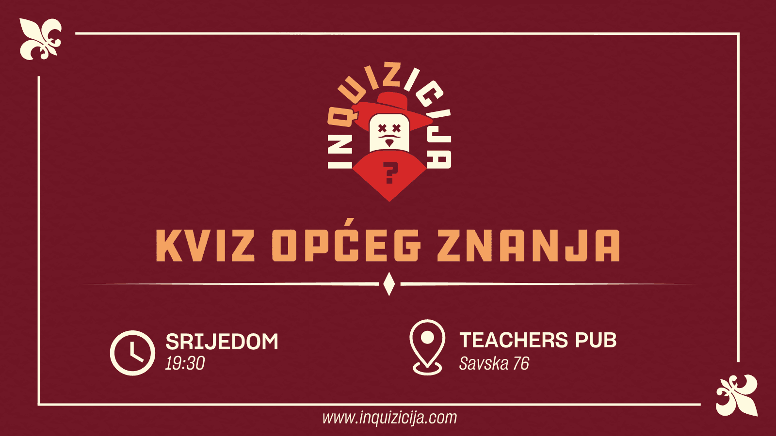 Inquizicija u Teacher's Pubu - dodatni termin