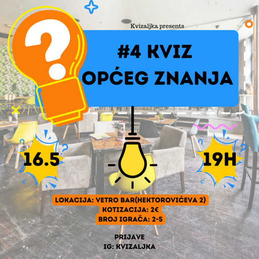 #4 KVIZ OPĆEG ZNANJA BY KVIZALJKA