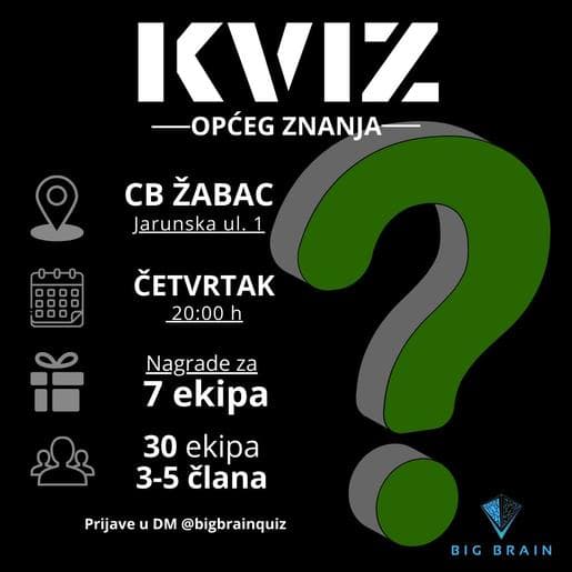 BigBrainQuiz - Opći kviz