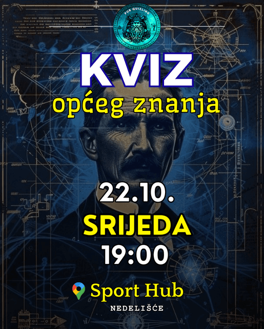 Opći kviz u Sport Hubu (Nedelišće) 🧠
