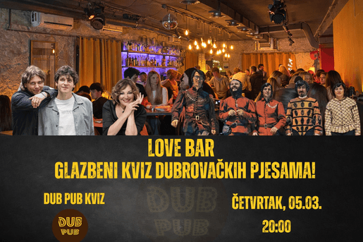 DUB PUB GLAZBENI KVIZ DUBROVAČKIH PJESAMA