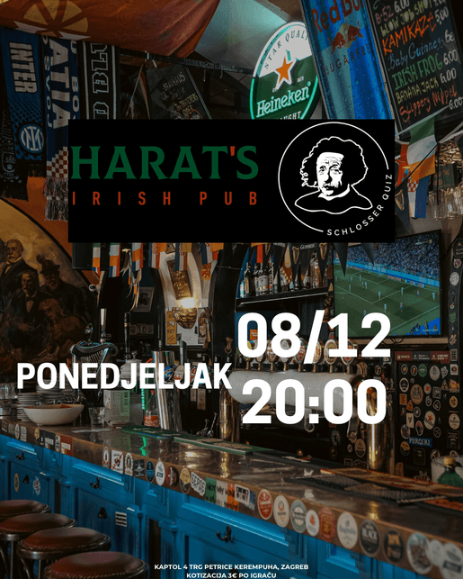 Schlosser Quiz u Harat’s Pubu