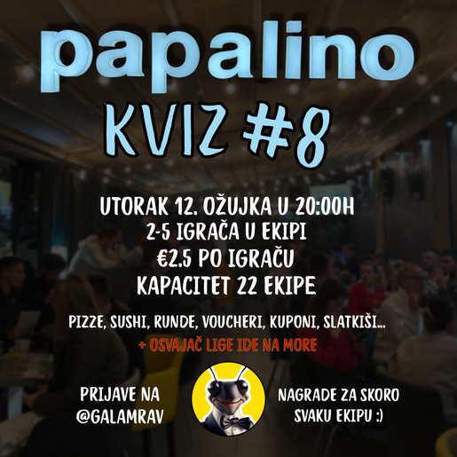 PAPALINO KVIZ #8