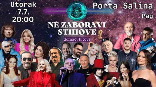 „Ne zaboravi stihove” kviz u Porti Salini (Pag) 🎙️💃🏼🕺🏻