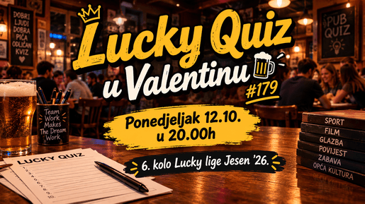 LUCKY QUIZ U VALENTINU #179