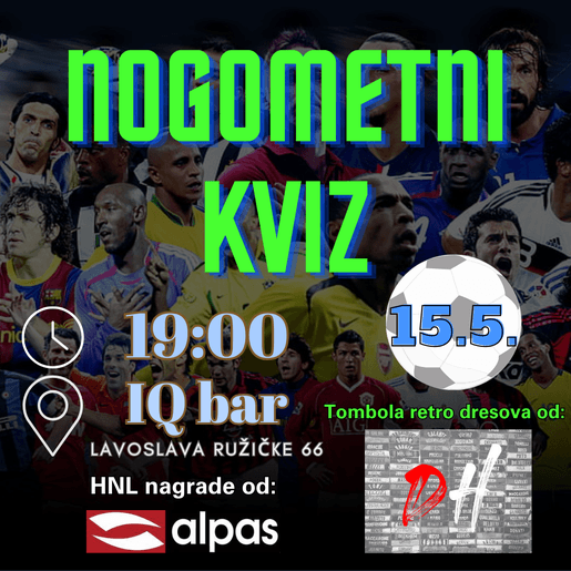 Nogometni kviz u IQ baru ⚽️