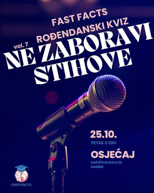 NE ZABORAVI STIHOVE kviz u OSJEĆAJU vol. 7