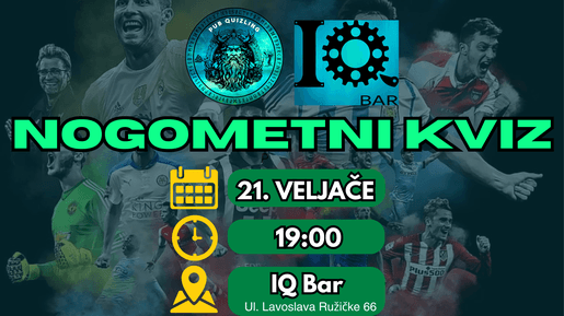 Nogometni kviz u IQ baru