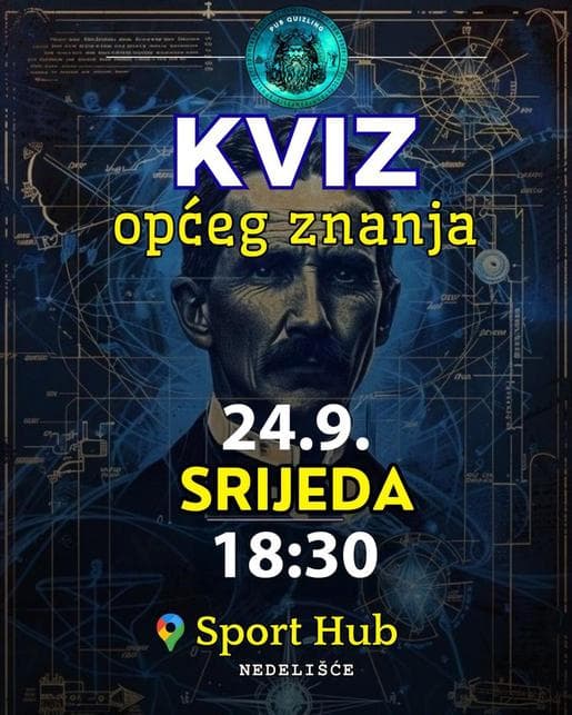 Pub kviz općeg znanja u Sport Hubu 🧠