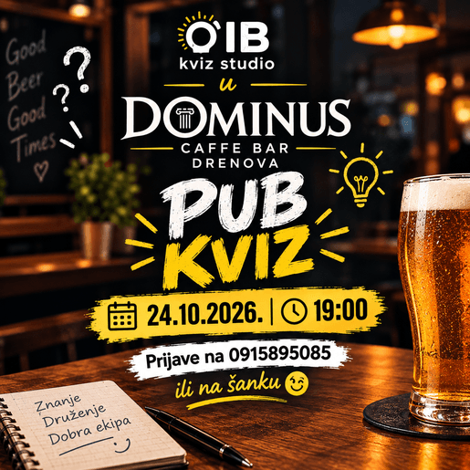 Pub kviz Drenova