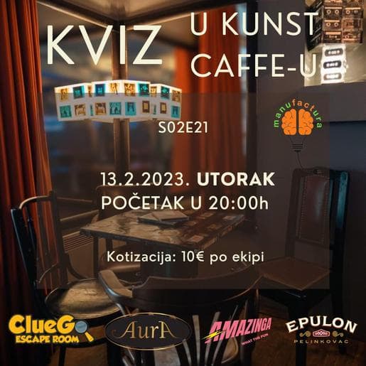 Kviz u KunstCaffeu