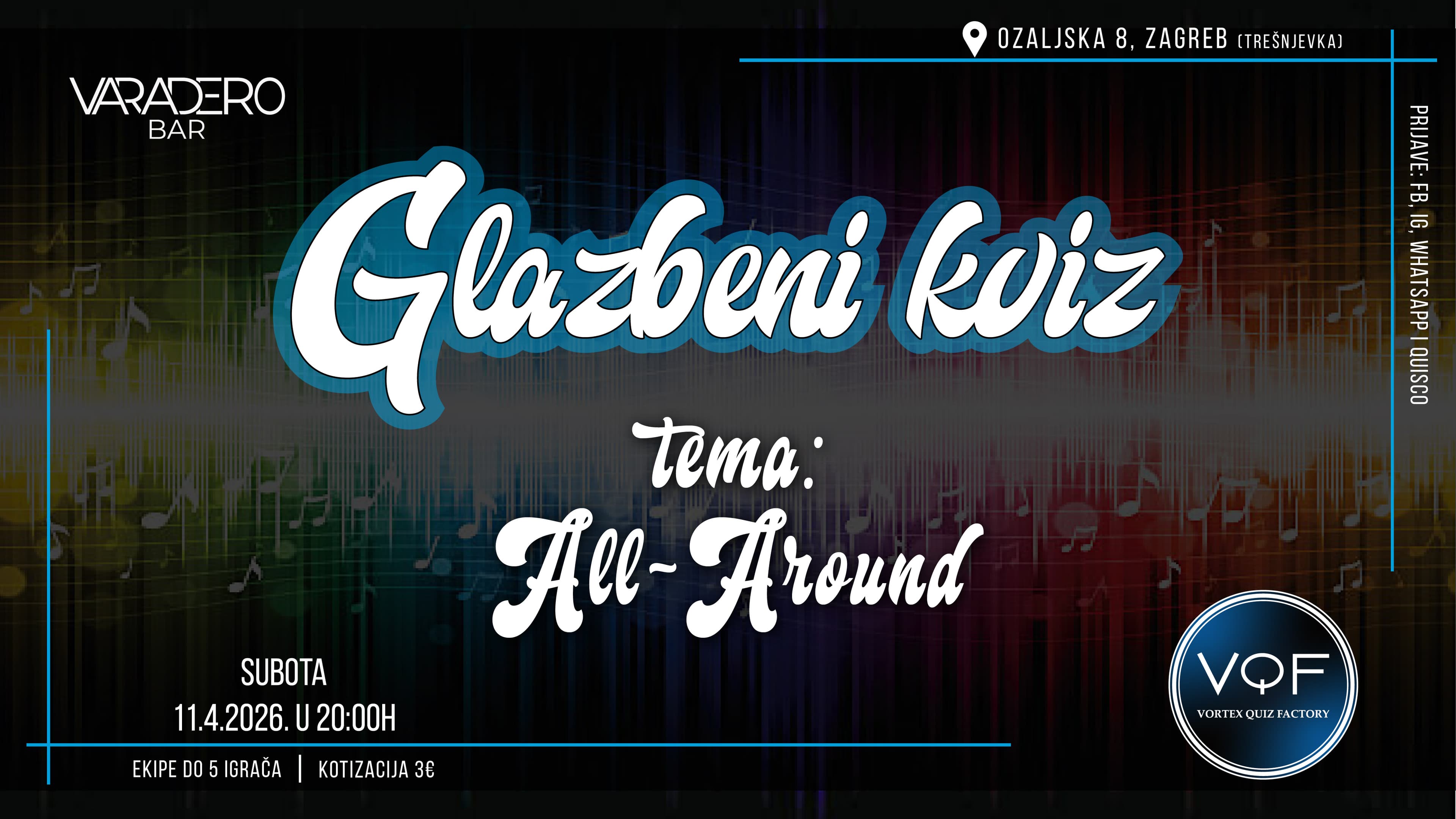 Glazbeni kviz: all-around