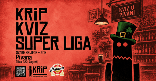 SUPERLIGA - KRiP kviz općeg znanja @Pivana - svake srijede