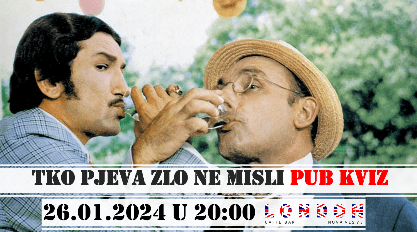 Tko pjeva zlo ne misli pub kviz