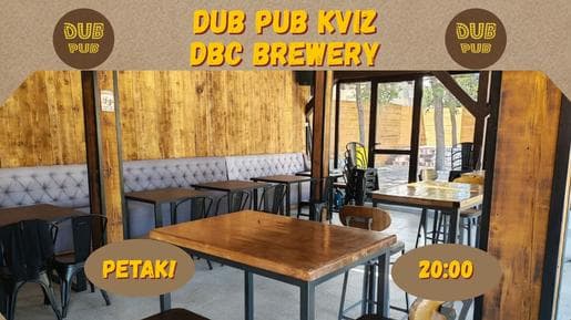 DBC BREWERY- DUB PUB KVIZ