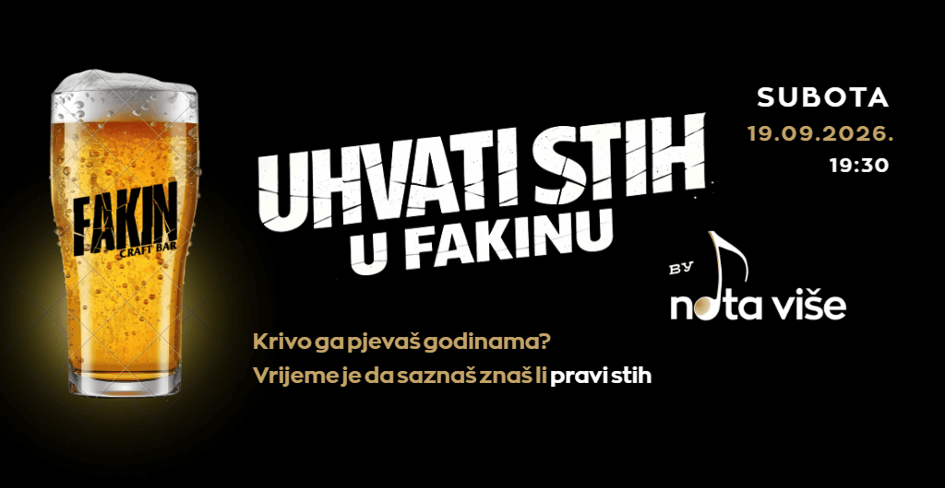 Uhvati stih u Fakinu