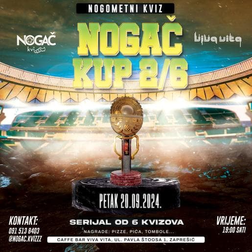 Nogometni kviz "Nogač kup u Zaprešiću"