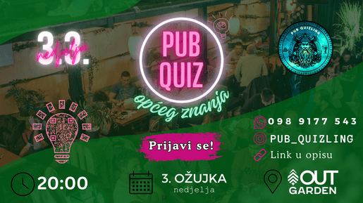OUT Garden pub kviz by Pub Quizling