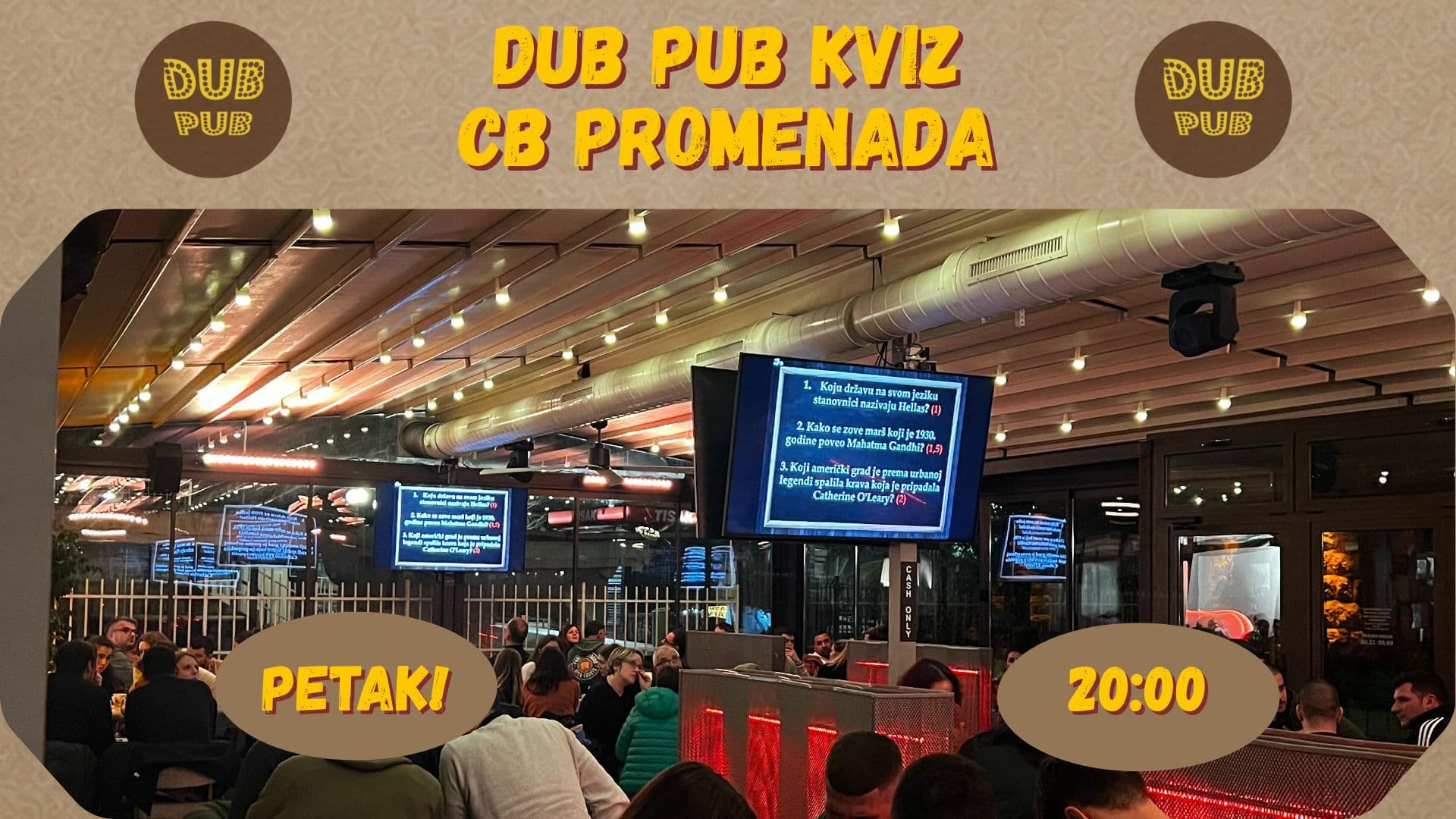 PROMENADA - DUB PUB KVIZ